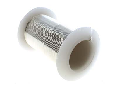 Wire Elements, 24 Gauge, Silver Colour, Tarnish Resistant, Medium Temper, 30yd/27.43m - Standard Bild - 4