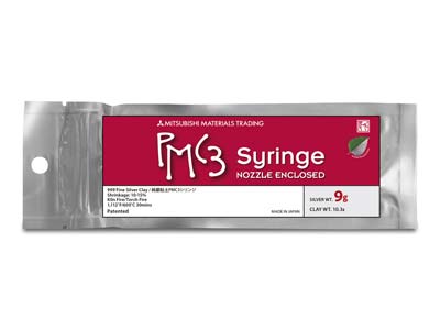 Silberknete precious Metal Clay3, 10g, Feinsilber-pmc3, Spritze