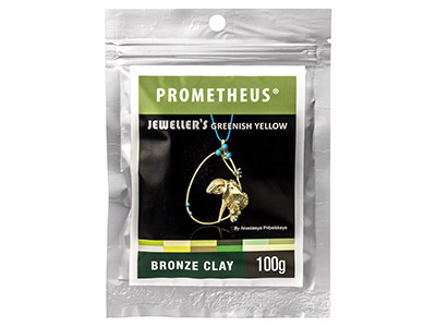 Prom Jewellers Greenish Yellow Bronze Clay 100g - Standard Bild - 1