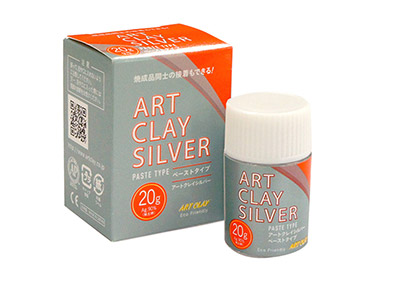 Art Clay Silver, Neue Art Clay Zusammensetzung, 20g Paste - Standard Bild - 1
