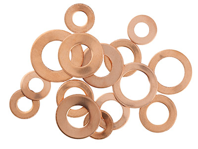 Kupferrohlinge, Ringförmig, 15er-pack, 14-20x 1mm
