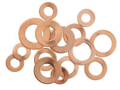 Kupferrohling, Rondellen 14 Bis 20 Mm, Beutel 15