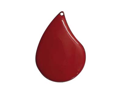 Tiefrote Opake Emaille Nr. 8041 25 G, Wg Ball - Standard Bild - 2