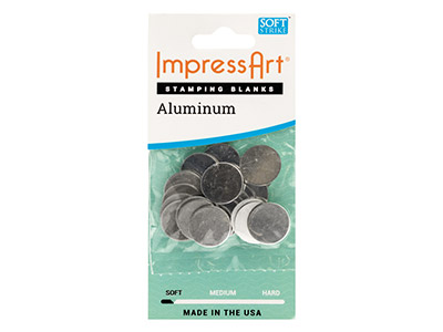 Aluminium Vorläufer, Runder Zuschnitt 12,70mm, Impressart, Packung Zu 20 - Standard Bild - 3