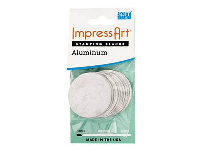 Aluminium Rohling, Runder Zuschnitt31,70mm, Impressart, Packung Zu 8 - Standard Bild - 3