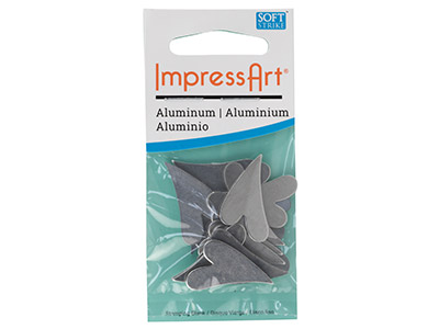 Aluminium Rohling, Herz Fantasie31,80 Mm, Impressart, Packung Zu 18 - Standard Bild - 3