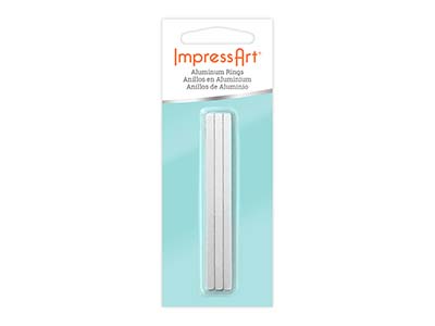 Rohling Aluminium, Für Ring 4 X 76 Mm, Impressart, Beutel À 12 Stück - Standard Bild - 2