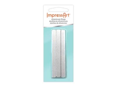 Rohling Aluminium, Für Ring 6 X 76 Mm, Impressart, Beutel À 11 Stück - Standard Bild - 2