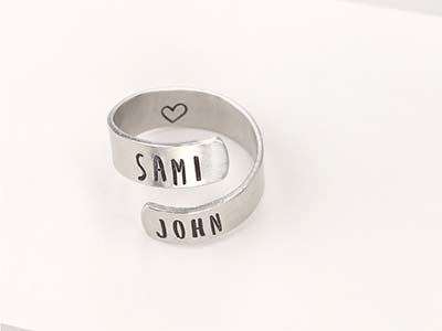 Vorform Aluminium, Für Ring 6 X 51 Mm, Impressart, Beutel À 11 Stück - Standard Bild - 3