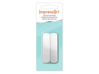 Rohling Aluminium, Für Ring 12 X57 Mm, Impressart, Beutel À 10 Stück - Standard Bild - 2