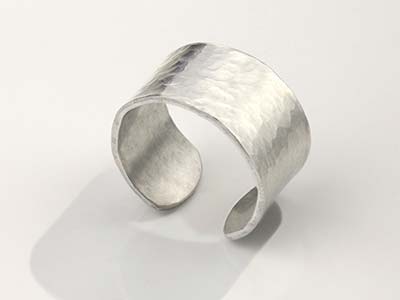 Impressart-ring Aus Aluminium, 12 mm x 57 mm, Prägerohling - Standard Bild - 3