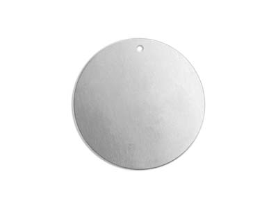 Aluminium Blank, Blank Rund Gebohrt1 Loch, 32 Mm, Impressart, Packung Zu 8