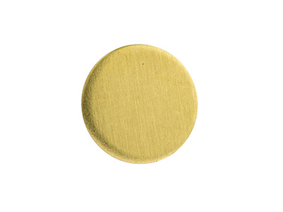 Flan Messing, Runder Flan 10 Mm, Packung Zu 6 - Standard Bild - 2