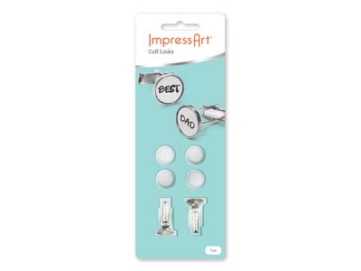 Impressart Aluminium-manschettenknöpfe-set
