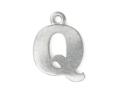 Impressart Pewter Q Letter Charm 19.1x1.3mm Sb - Standard Bild - 1