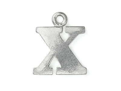 Impressart Pewter X Letter Charm 19.1x1.3mm Sb - Standard Bild - 1