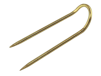 Lange Klemmnadeln, 100er-pack, 25mm, Goldfarben