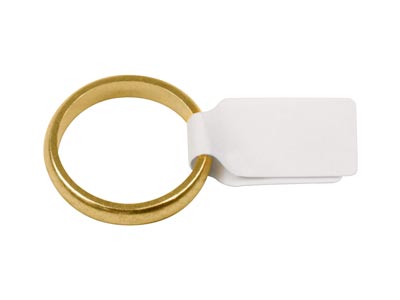 Selbstklebende Etiketten, Weiß, 10 X51 Mm, Schachtel Mit 1000 Stück - Standard Bild - 4