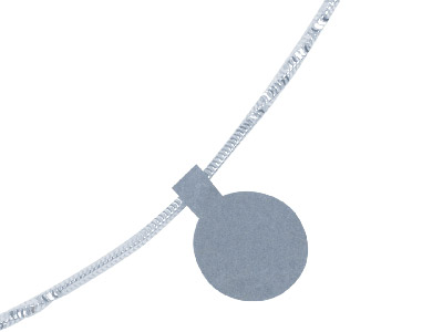 Selbstklebende Etiketten Silber, 12x 35 Mm, Beutel À 144 Stück - Standard Bild - 2