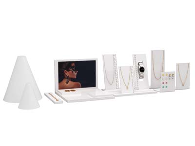 Weiß Glänzendes Acryl-vierkant-display - Standard Bild - 4