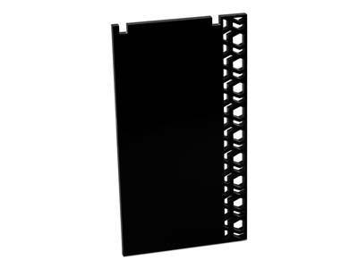 Schwarz Glänzendes Acryl-halsketten-display Klein
