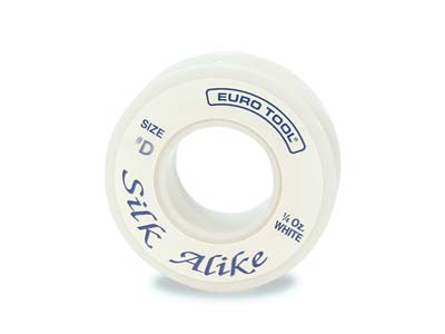 Silkon Seiden- Und Nylonfaden Nr. 1, Weiß 0,30 Mm, 18 Meter - Standard Bild - 1