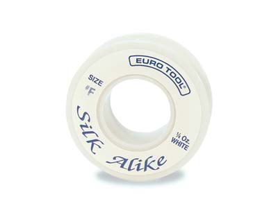 Silkon Seiden- Und Nylonfaden Nr. 3, Wei 0,40 Mm, 18 Meter