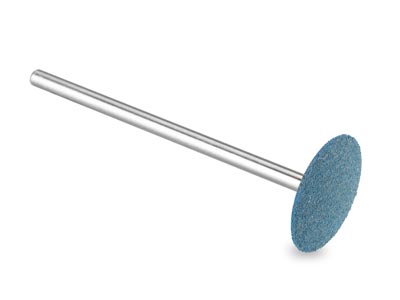 Gummi-schleifrad, Rund, Blau, Grob,14,50 X 2,50 Mm, Nr. 508, Eve - Standard Bild - 1