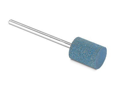 Gummizylinder Montiert, Blau, Grobes Korn, 10 X 12 Mm, Nr. 510, Eve - Standard Bild - 1