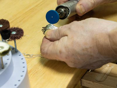 Rundes Silikonrad, Blau, Feine Körnung, 22 X 3 Mm, Nr. 1200, Eve - Standard Bild - 3