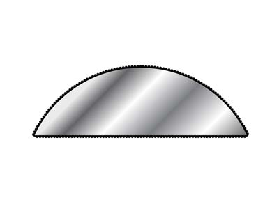 Halbrundfeile Nr. 2402, 160mm G2, Vallorbe - Standard Bild - 4