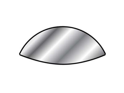 Raspel Salbeiblattnadel Nr. 2403, 160 MM G2, Vallorbe - Standard Bild - 4