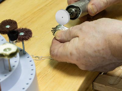 Runde Silikon-schleifscheibe, Weiß,grobe Körnung, 22 X 3 Mm, Nr. 1000 , Eve - Standard Bild - 3