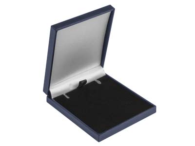 Schmucketui Für Anhänger, Versandspezial, Marineblaues Kunstleder