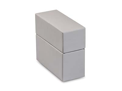 Ringschachtel, Spezialversand, Graues Soft-touch-material - Standard Bild - 2