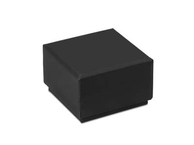 Ringschachtel, Schwarzes Material - Standard Bild - 2