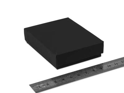 Schachtel Für Anhänger, Schwarzes Gummi - Standard Bild - 3