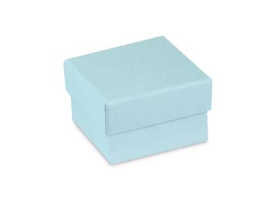 Ringbox, Aus Pastellblauem Karton - Standard Bild - 2