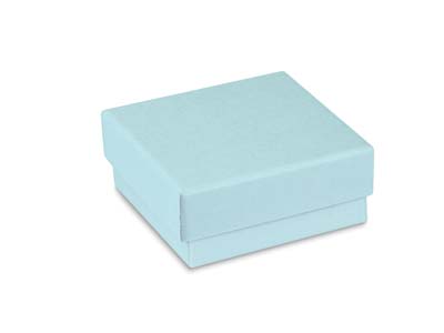 Universalbox Mittlerer Größe, Aus Pastellblauem Karton - Standard Bild - 2