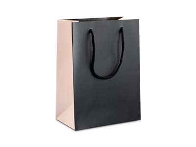 Black And Pink Gift Bag Medium Pk 10 - Standard Bild - 1