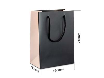 Black And Pink Gift Bag Medium Pk 10 - Standard Bild - 3