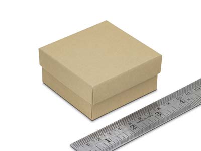 Kraft Recycled Paper Ring Box - Standard Bild - 3