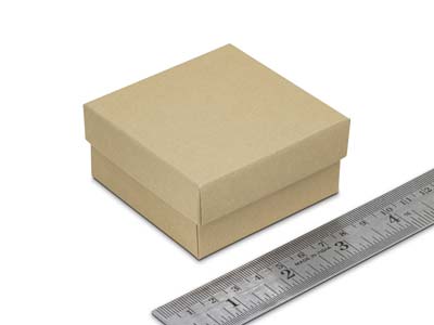 Ringschachtel, Recyceltes Kraftpapier - Standard Bild - 3