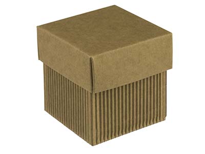 Flache Quadratische Schmuckschatulle, Wellpappe, 10er Pack - Standard Bild - 1