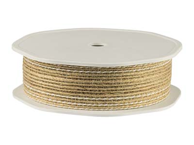 Juteband Natur 25 Mm, 10 Meter