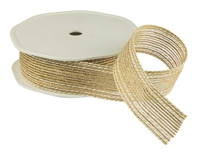 Jute Ribbon Natural 25mm X 10m - Standard Bild - 2