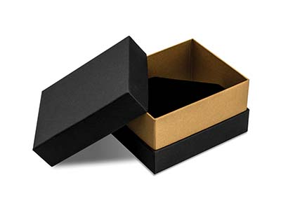 Armbandkästchen,-Schwarzer-Karton--Mi...