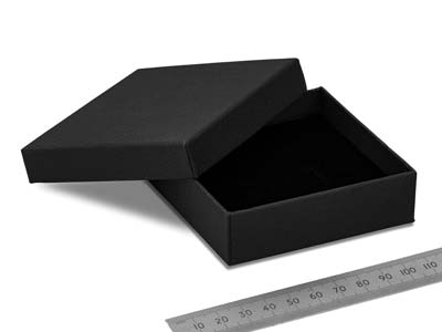 Universalschachtel Groß, Mattschwarzer Karton - Standard Bild - 3