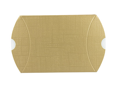 Flatpack-kissenschachteln, 10er-pack, Goldfarben - Standard Bild - 2