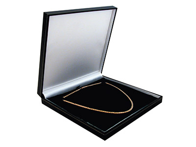 Etui Für Collier-ketten, Kunstleder, Schwarz